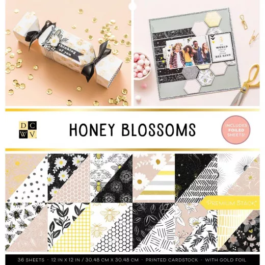 Honey Blossoms 12x12 Cardstock Stack