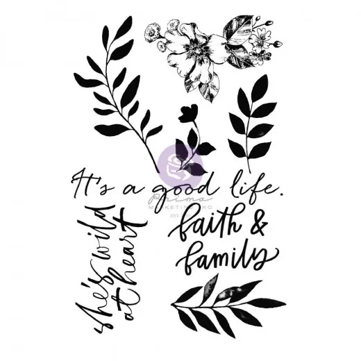 Clear Stamps - Watercolor Floral