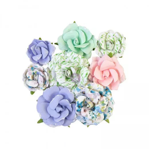 Mulberry Paper Flowers - Rose Gouache Watercolor Floral