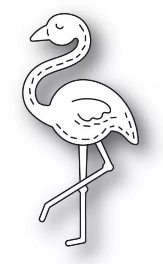 Poppystamps Metal Dies - Whittle Flamingo