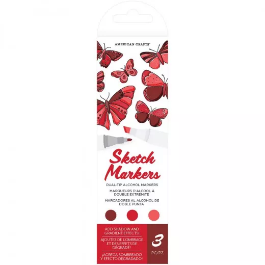 Sketch Markers Dual-Tip Alcohol Marker - Cherry