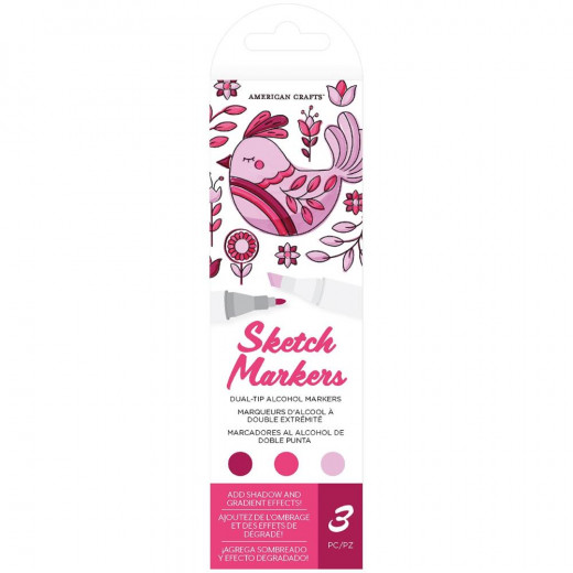 Sketch Markers Dual-Tip Alcohol Marker - Bubblegum
