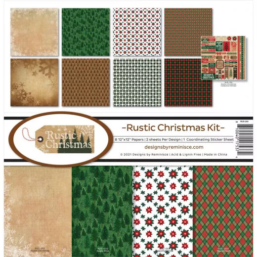 Rustic Christmas 12x12 Collection Kit