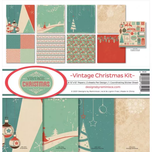 Vintage Christmas 12x12 Collection Kit