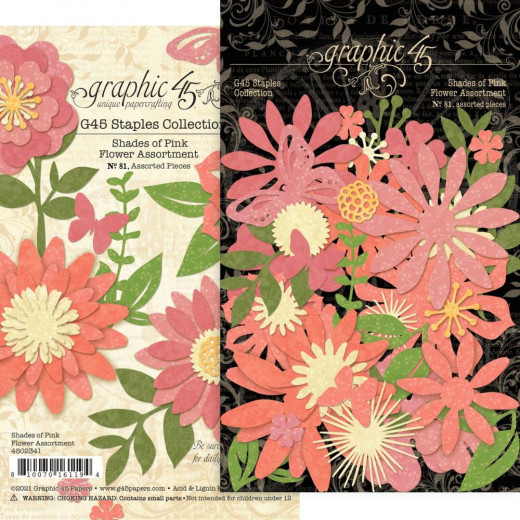 Staples Flower Assortment - Shades Of Pink