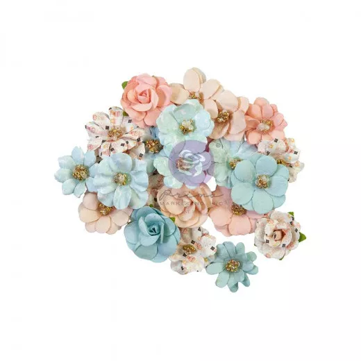 Mulberry Paper Flowers - Christmas Lights Christmas Sparkle