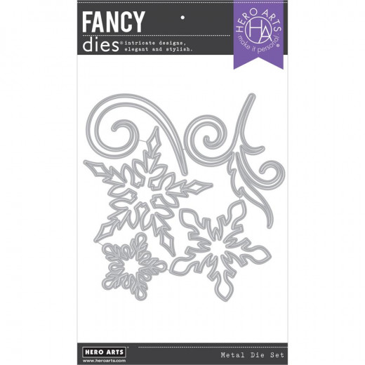 Hero Arts Fancy Dies - Large Snowflakes And Swirls