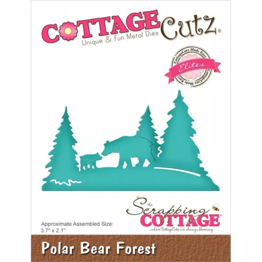 Cottage Cutz Elites Die - Polar Bear Forest