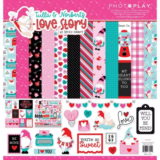 PhotoPlay Tulla and Norberts Love Story 12x12 Collection Pack