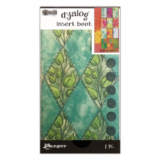 Dyan Reaveleys Dylusions Dyalog Insert Book - Backgrounds No. 3