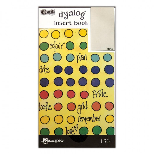 Dyan Reaveleys Dylusions Dyalog Insert Book - Dots No. 3