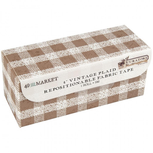 49 And Market Fabric Tape Roll - Vintage Plaid