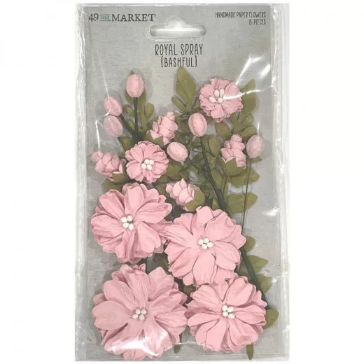 Royal Spray Paper Flower - Bashful