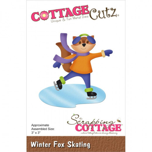 Cottage Cutz Die - Winter Fox Skating