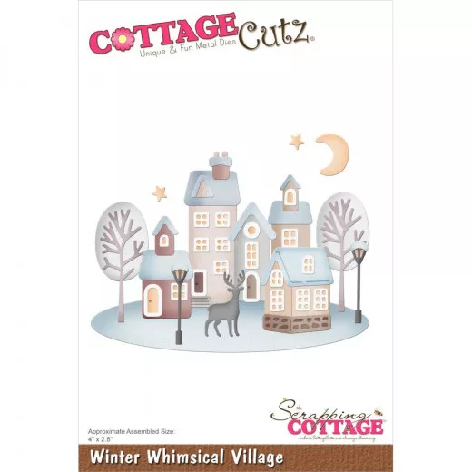 Cottage Cutz Die - Winter Whimsical Village