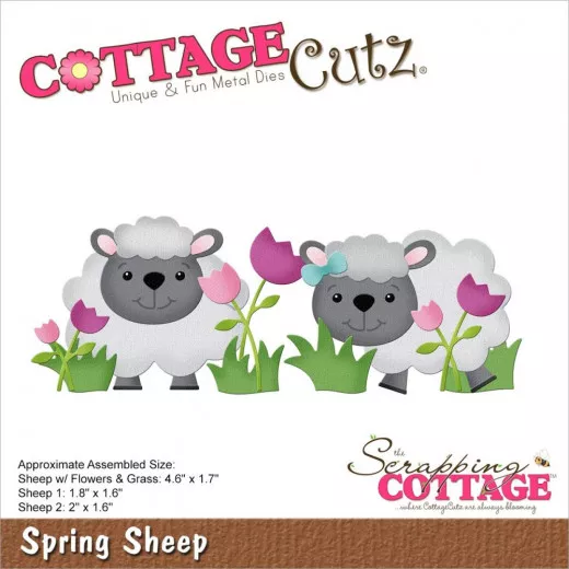 Cottage Cutz Die - Spring Sheep