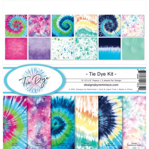 Tie Dye 12x12 Collection Kit