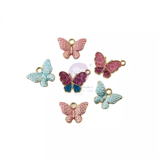 Indigo By Frank Garcia Butterfly Enamel Charms