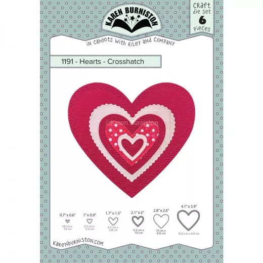 Karen Burniston Dies - Hearts Crosshatch