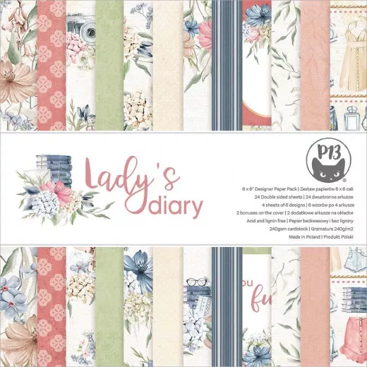 Ladys Diary 6x6 Paper Pad