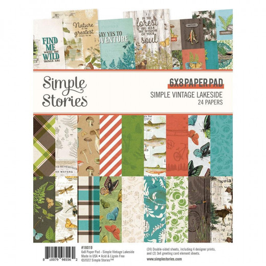 Simple Vintage Lakeside 6x8 Paper Pack