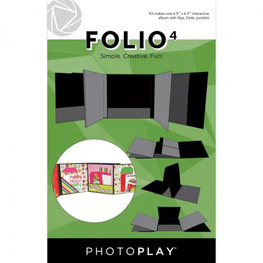 PhotoPlay Folio 6.5x6.5 Kit - Black