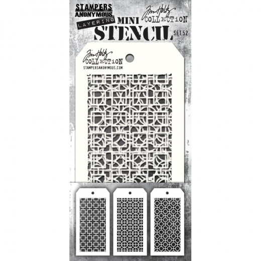 Tim Holtz Mini Layered Stencil Set 52