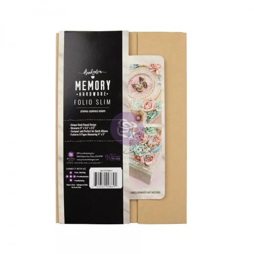 Prima Memory Hardware Magnetic Folio Chipboard Album