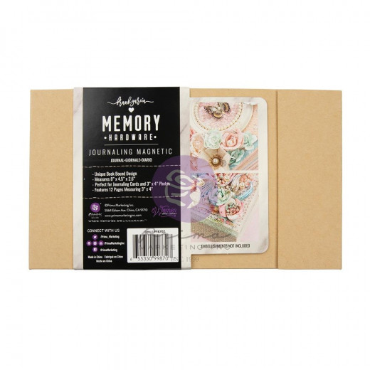 Prima Memory Hardware Journaling Magnetic Chipboard Album