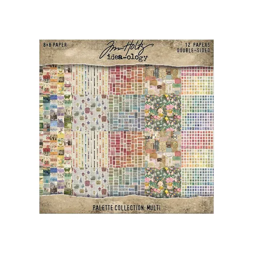 Verpackungsvorderseite des Idea-Ology 8x8 Paper Pad Palette Collection Multi.