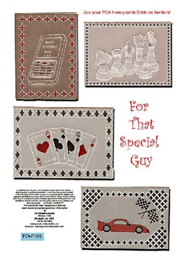 Pattern Pack: For that Special Guy (for Honeycomb Grids)