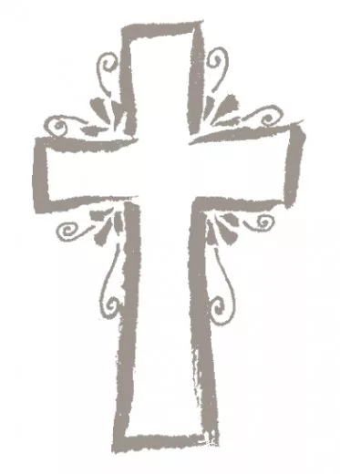 Holzstempel Kreuz