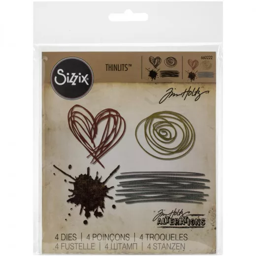 Thinlits Die by Tim Holtz - Scribbles Splat