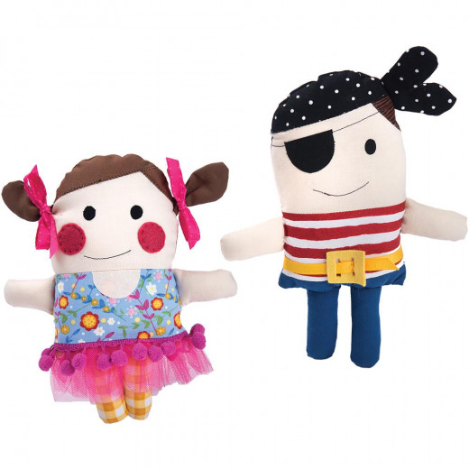 Bigz Plus Die - Pirate and Ballerina Dolls