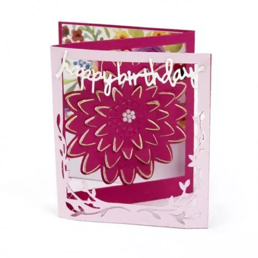 Thinlits Die - Card Floral Tri-fold