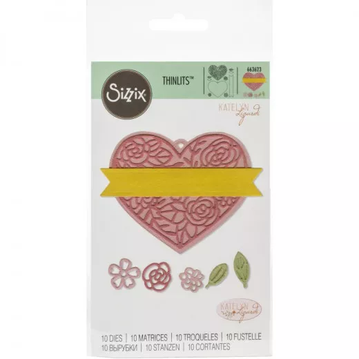 Thinlits Die Set - Heart Tag