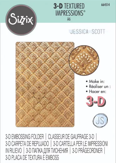 3D Embossing Folder - Shells