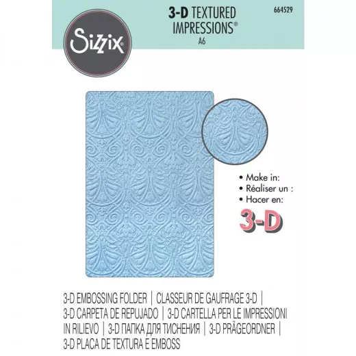 3D Embossing Folder - Baroque