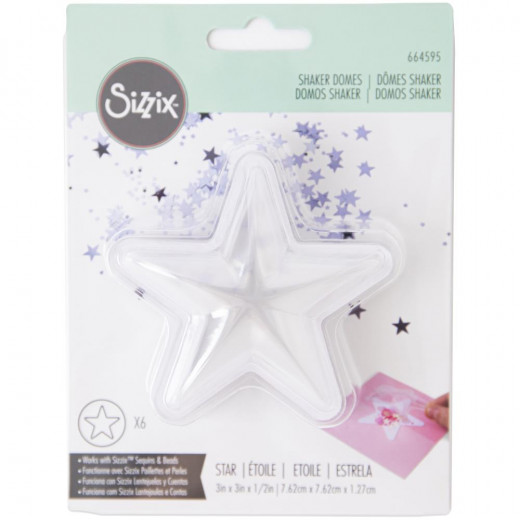 Sizzix Shaker Domes - Star