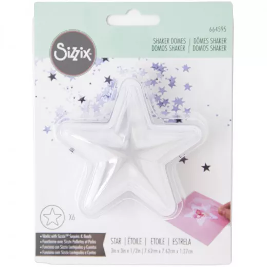 Sizzix Shaker Domes - Star