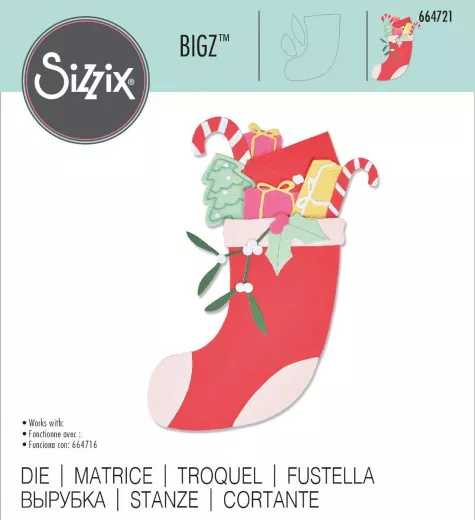 Bigz Die - Fireplace Stocking