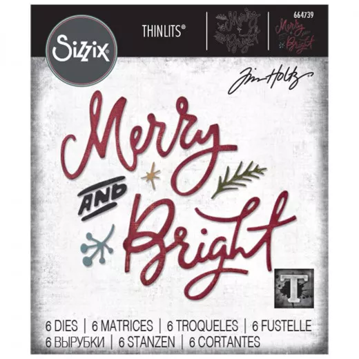 Thinlits Dies - Tim Holtz Merry and Bright