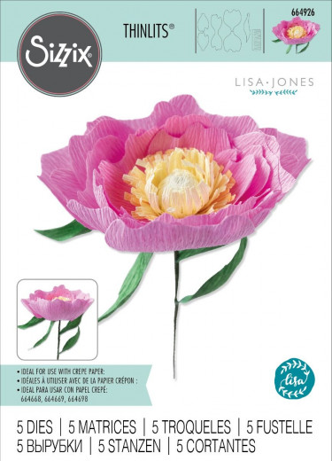 Thinlits Die Set - Wild Peony