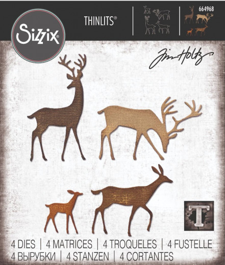 Thinlits Die by Tim Holtz - Darling Deer