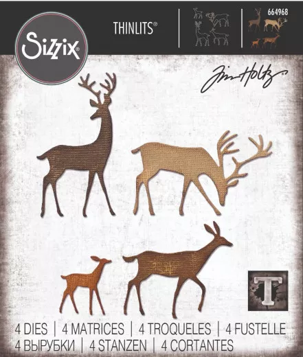 Thinlits Die by Tim Holtz - Darling Deer