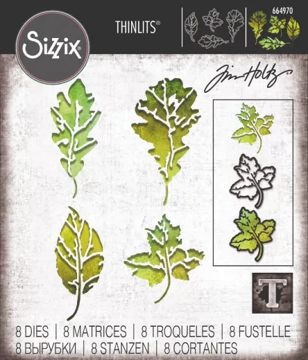 Thinlits Die by Tim Holtz - Leaf Print