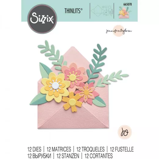 Thinlits Die Set - Flowers w/ Envelope