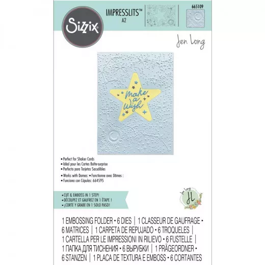 Impresslits Embossing Folder - Celestial (Works with 664595)