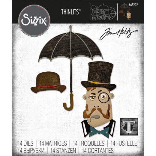 Thinlits Die Set by Tim Holtz - The Gent