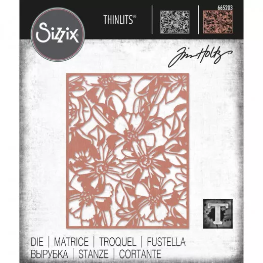 Thinlits Die by Tim Holtz - Flowery